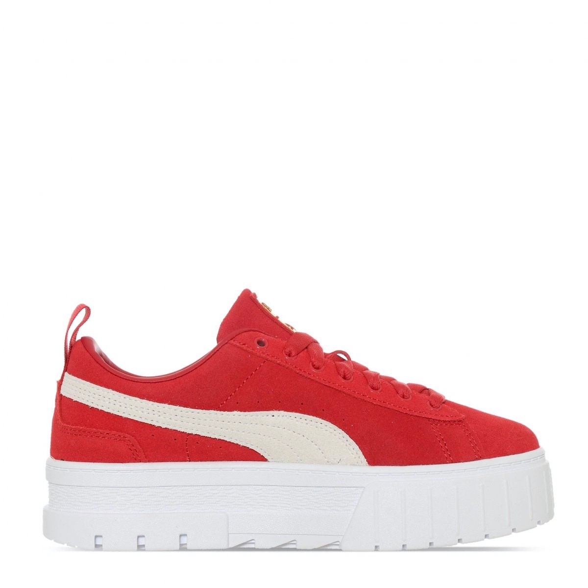 Zapatos puma rojos outlet de mujer white