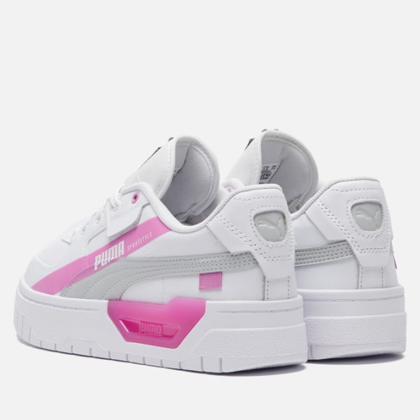 Tenis Puma Cali Dream Blanco Rosa de Dama Original