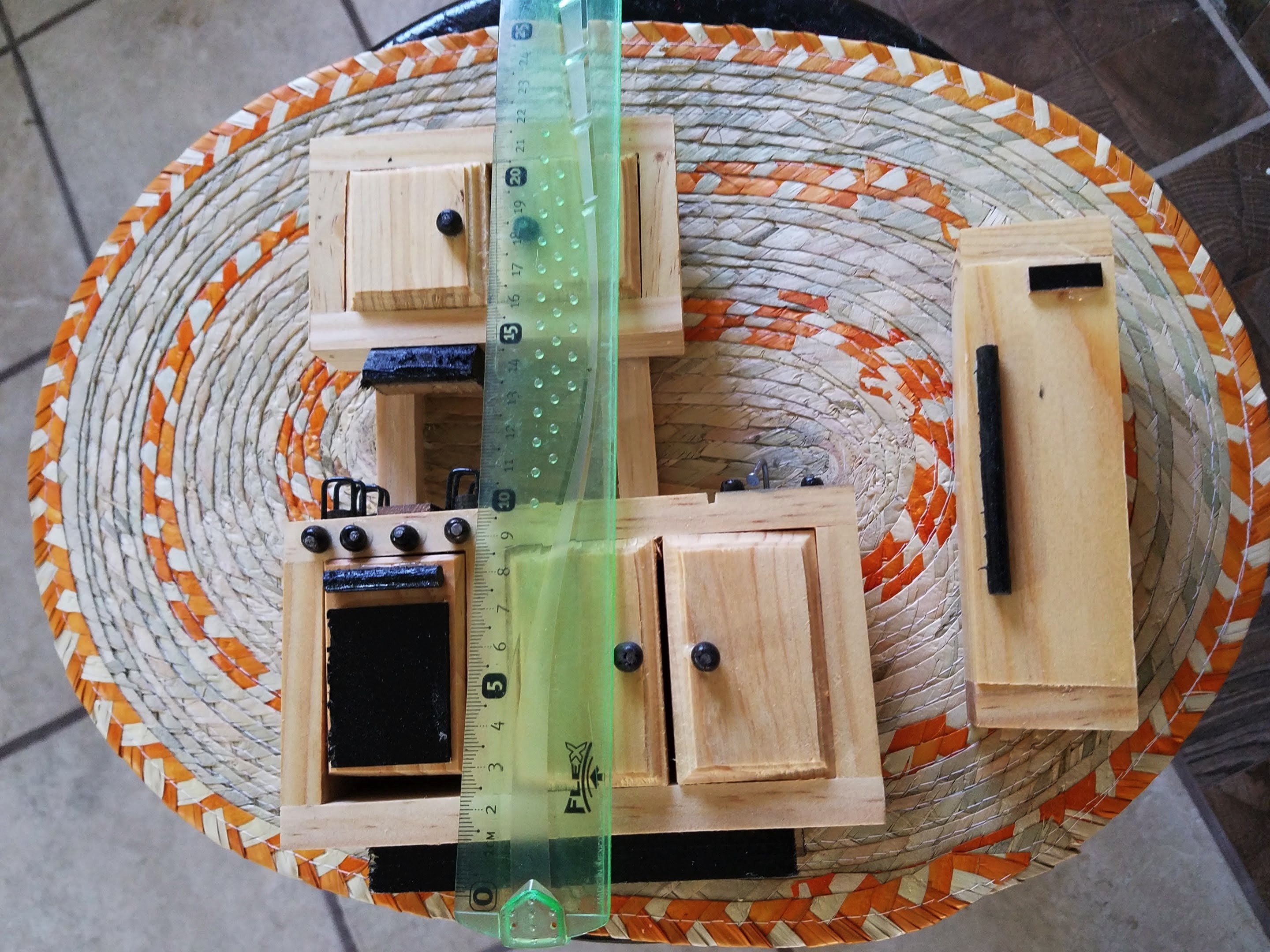 Cocinita Muñecas Cocina Juguete De Madera 100% Artesanal