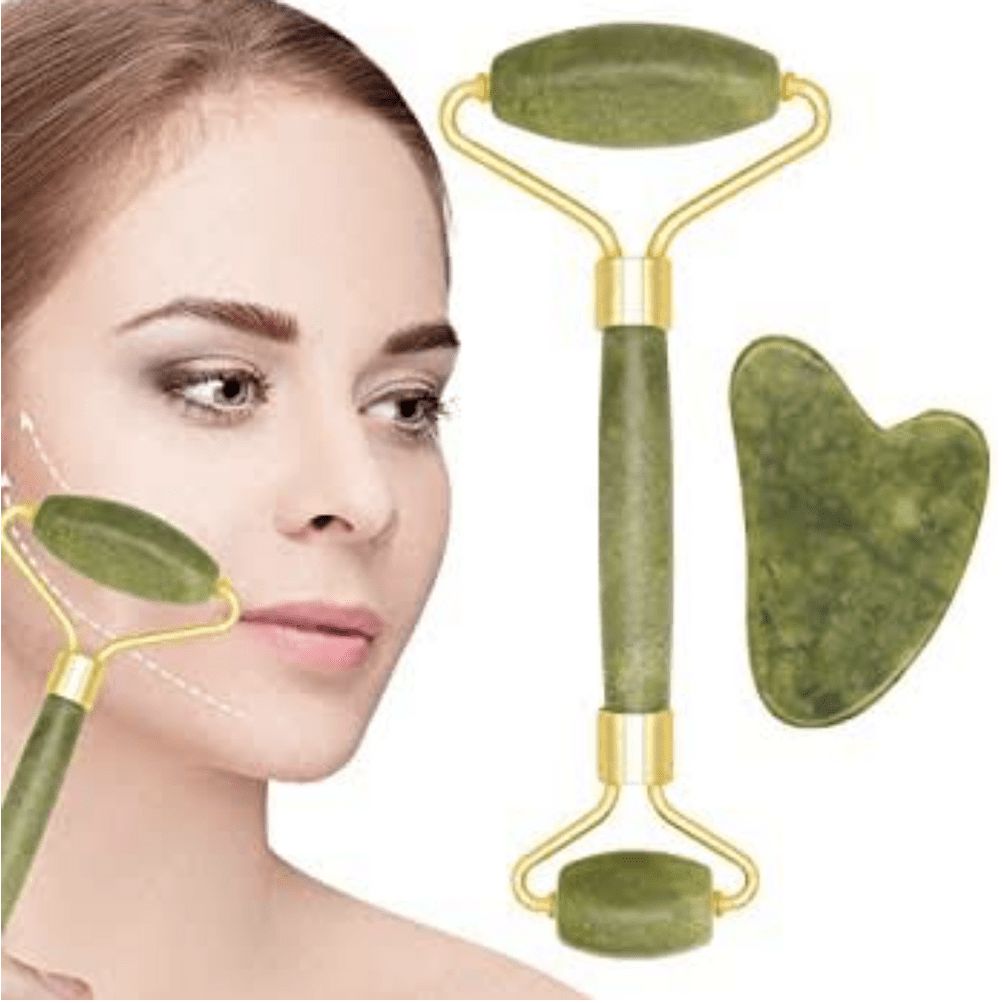 Rodillo Jade y Gua Shua Majaseador Facial