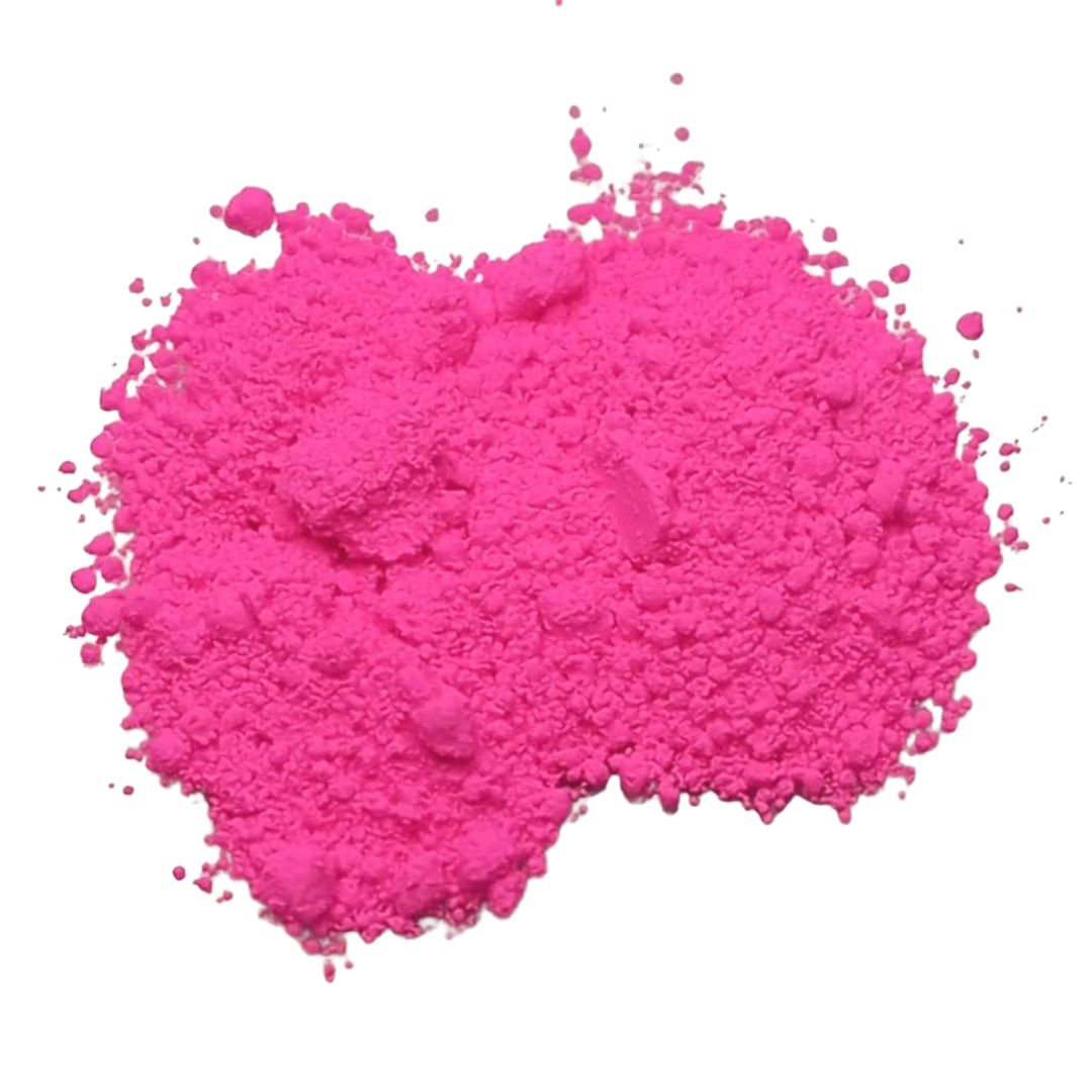 Colorante óxido polvo para jabonería y cosmética rosa neón mate 25 gr