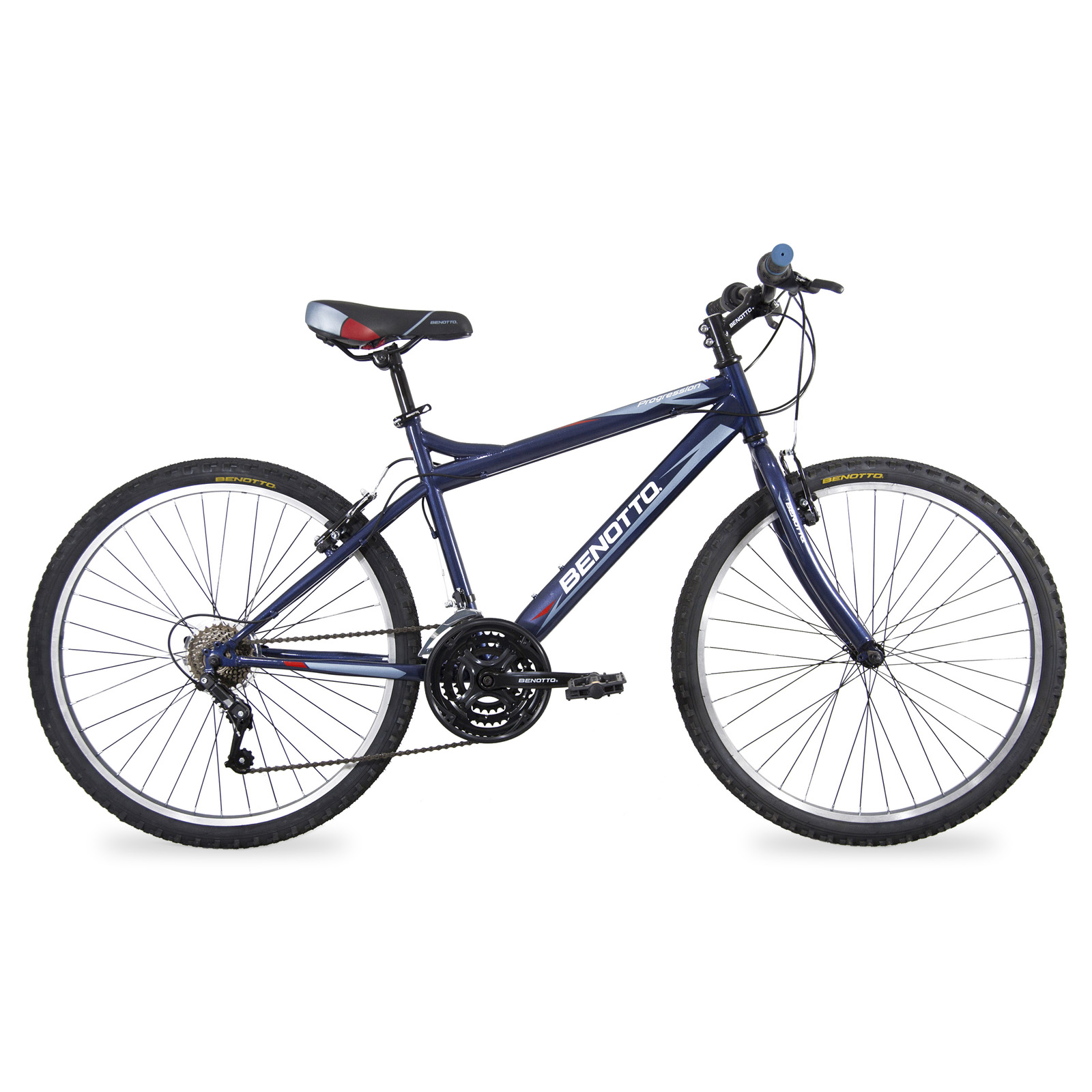 Bicicleta BENOTTO Monta a PROGRESSION R26 Acero 21V. Azul Morado