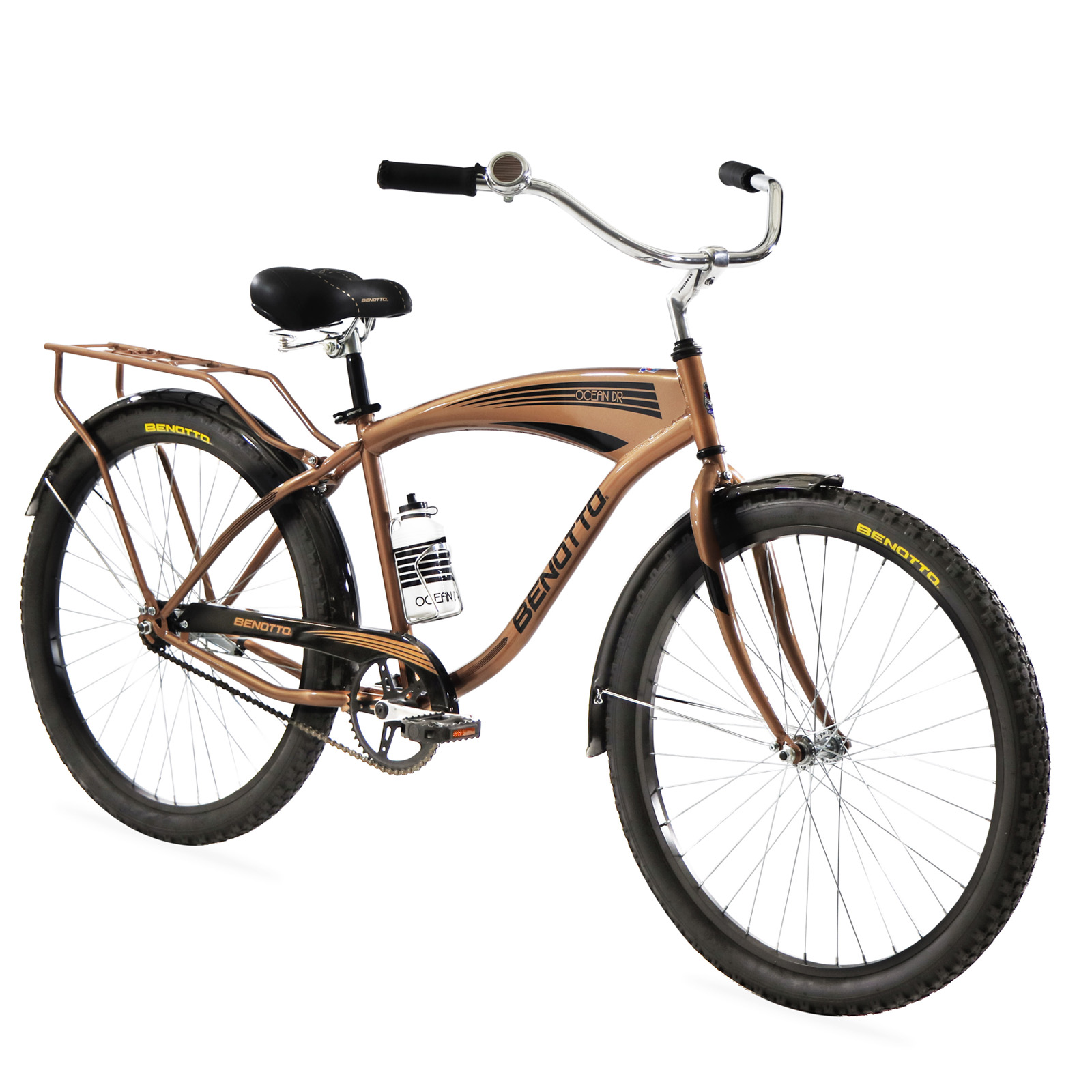 Bicicleta BENOTTO City OCEAN DR R26 Acero 1V. Bronce Hombre