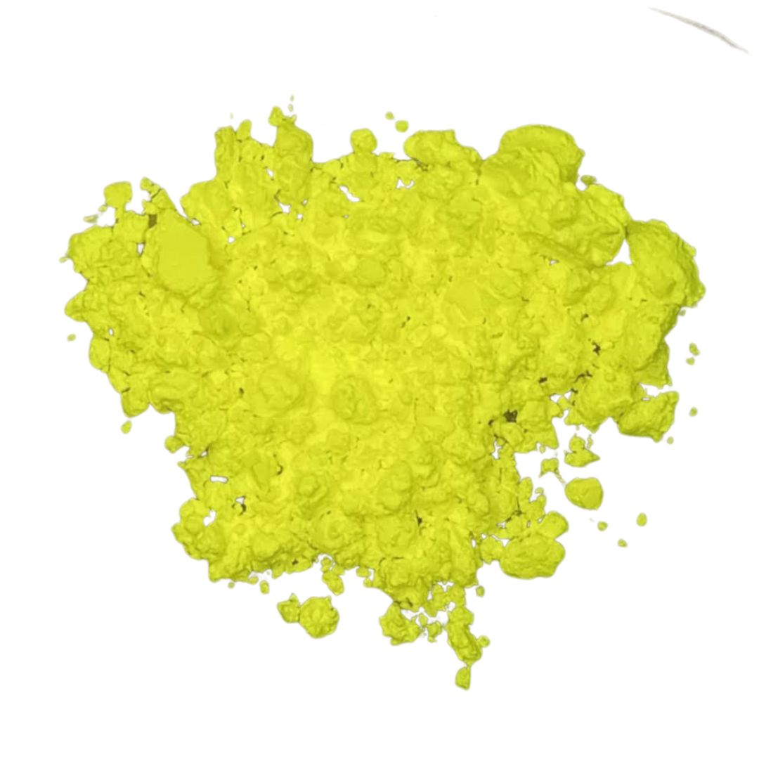 Colorante óxido polvo para jabonería y cosmética amarillo neón mate 25 gr