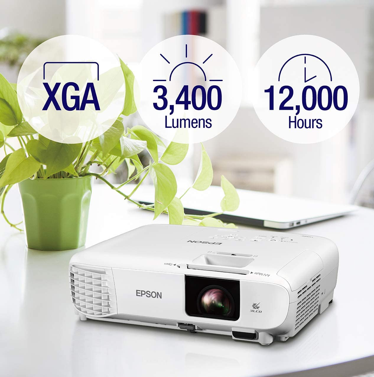 PROYECTOR EPSON E20 3400 LUM XGA HDMI VGA 3LCD V11H981020