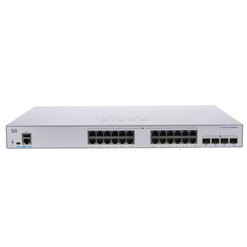 Switch Cisco Gigabit Ethernet Business 250 24 Puertos 10 100 1000Mbps