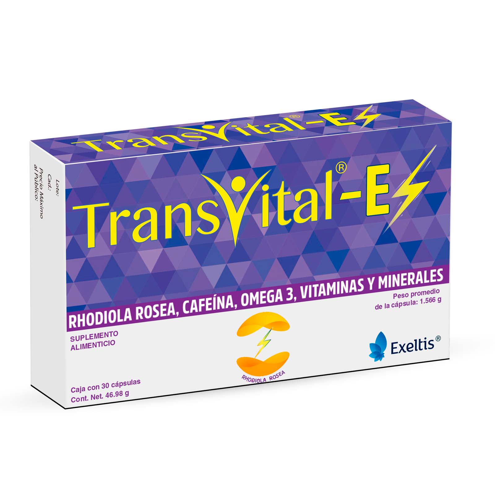 Transvital-E 1.566g c/30 Caps - Médica Depot