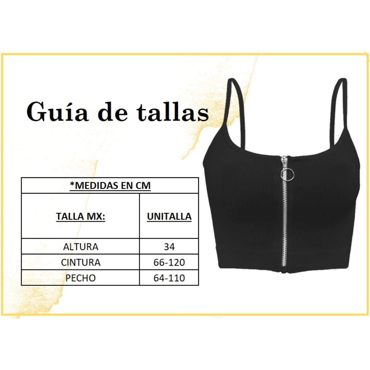 Pack de 2 Crop Top Dama Blusa Bralette Ombliguera De Cierre 