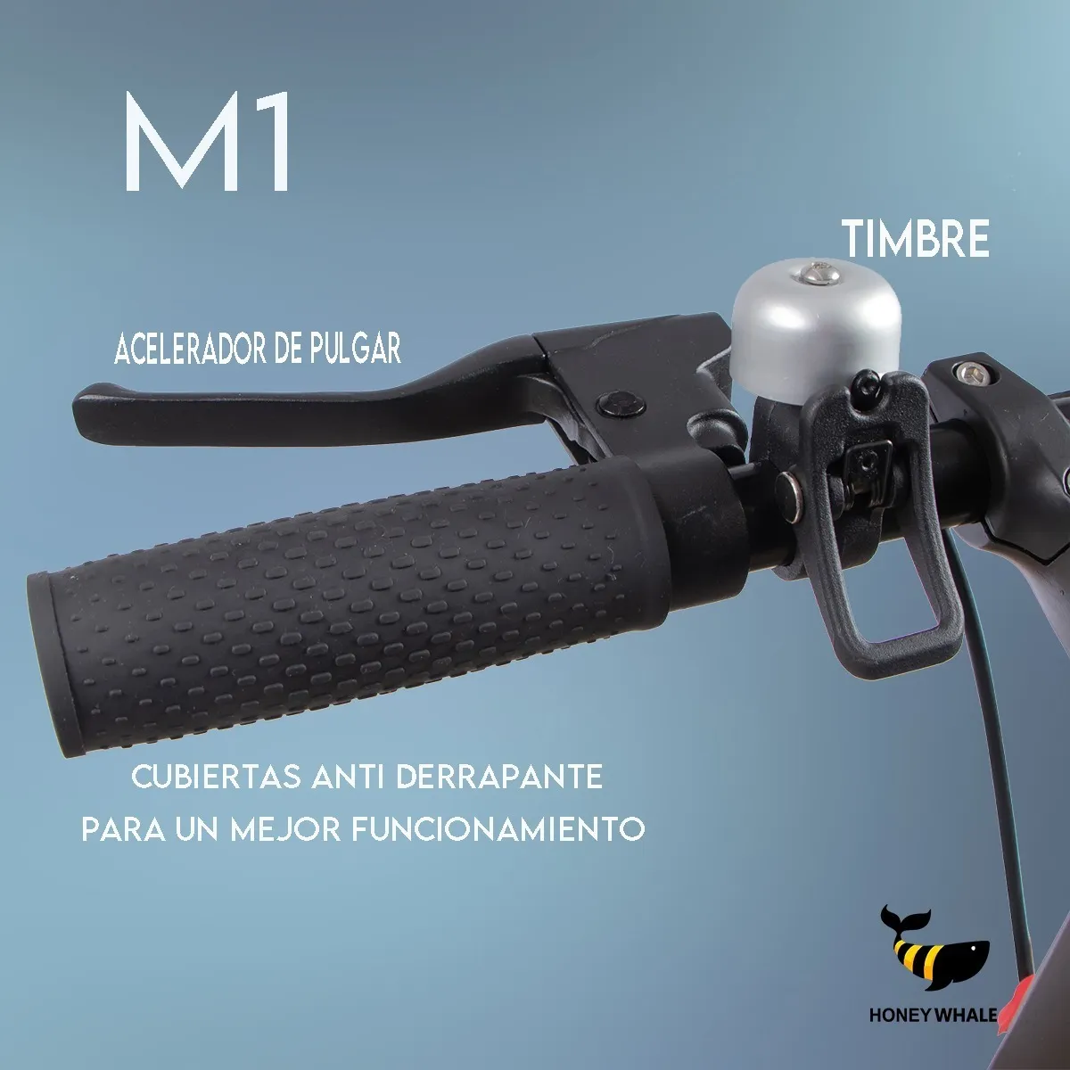 Scooter Eléctrico Honey Whale M1 PRO Blanco