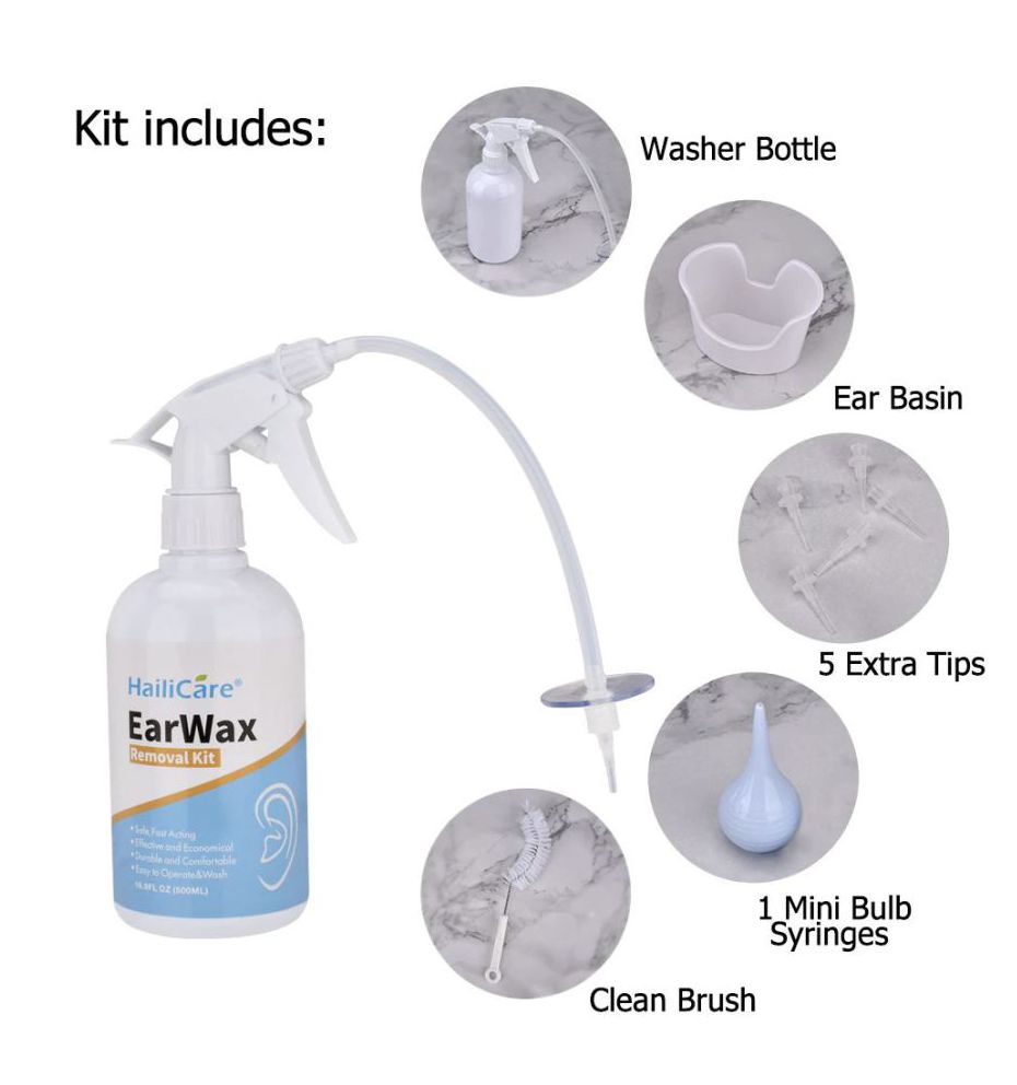 Kit Limpieza Para Oídos Remueve Cerilla Lavado Oido Nadador
