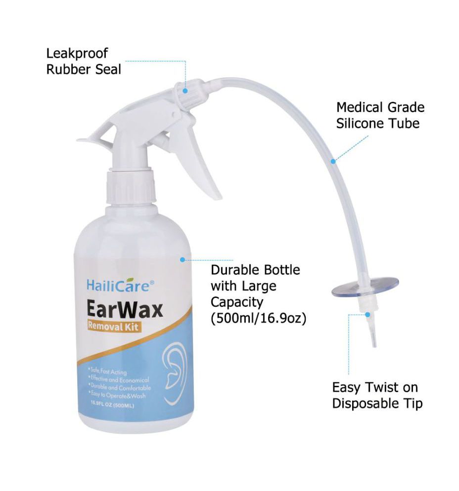 Kit Limpieza Para Oídos Remueve Cerilla Lavado Oido Nadador