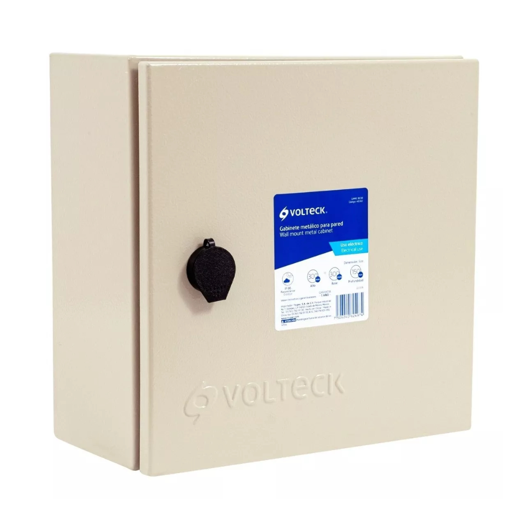 Gabinete Metálico Caja De 30 X 30 Cm Contra Agua Y Polvo