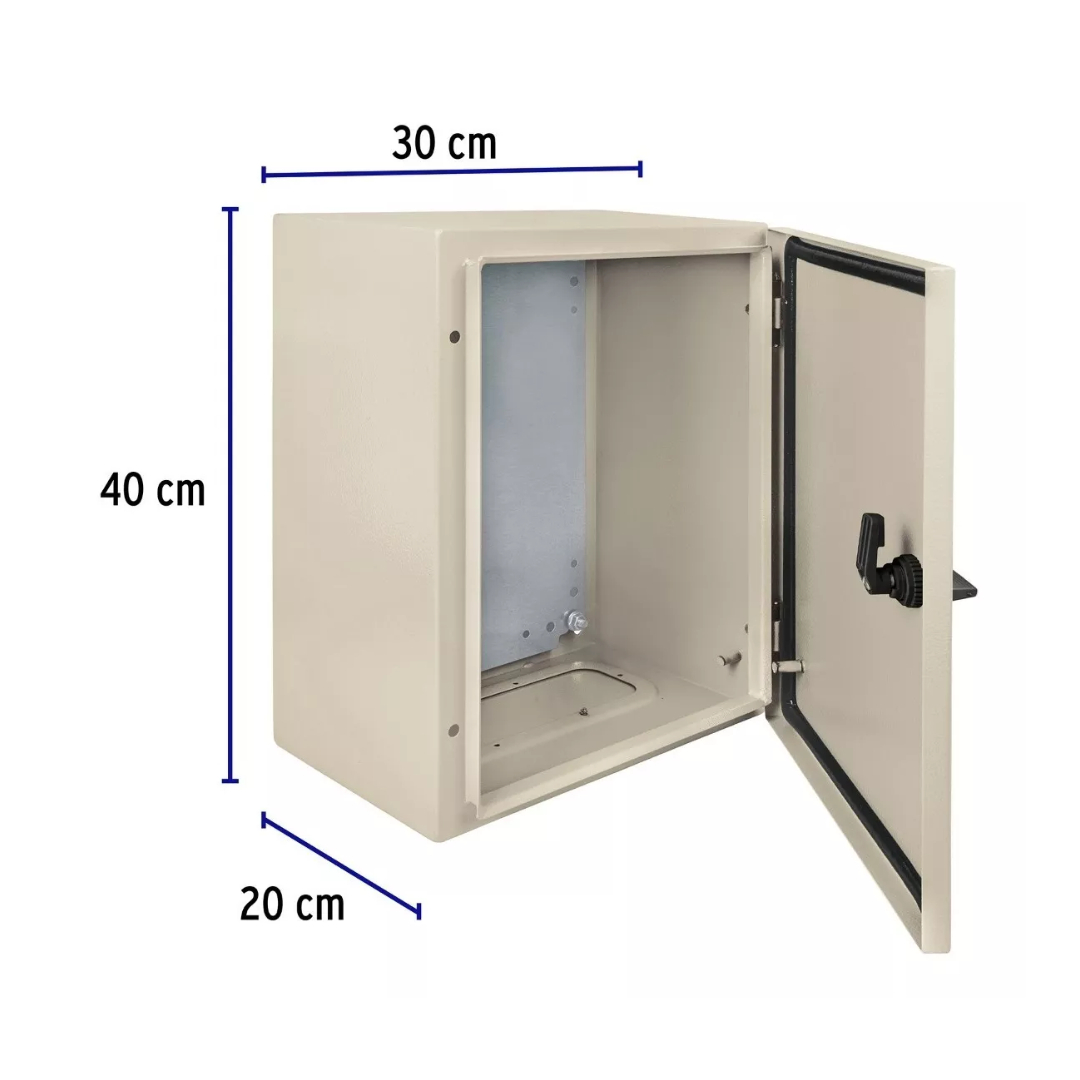 Gabinete Metálico Caja De 40 X 30 Cm Resiste Al Agua