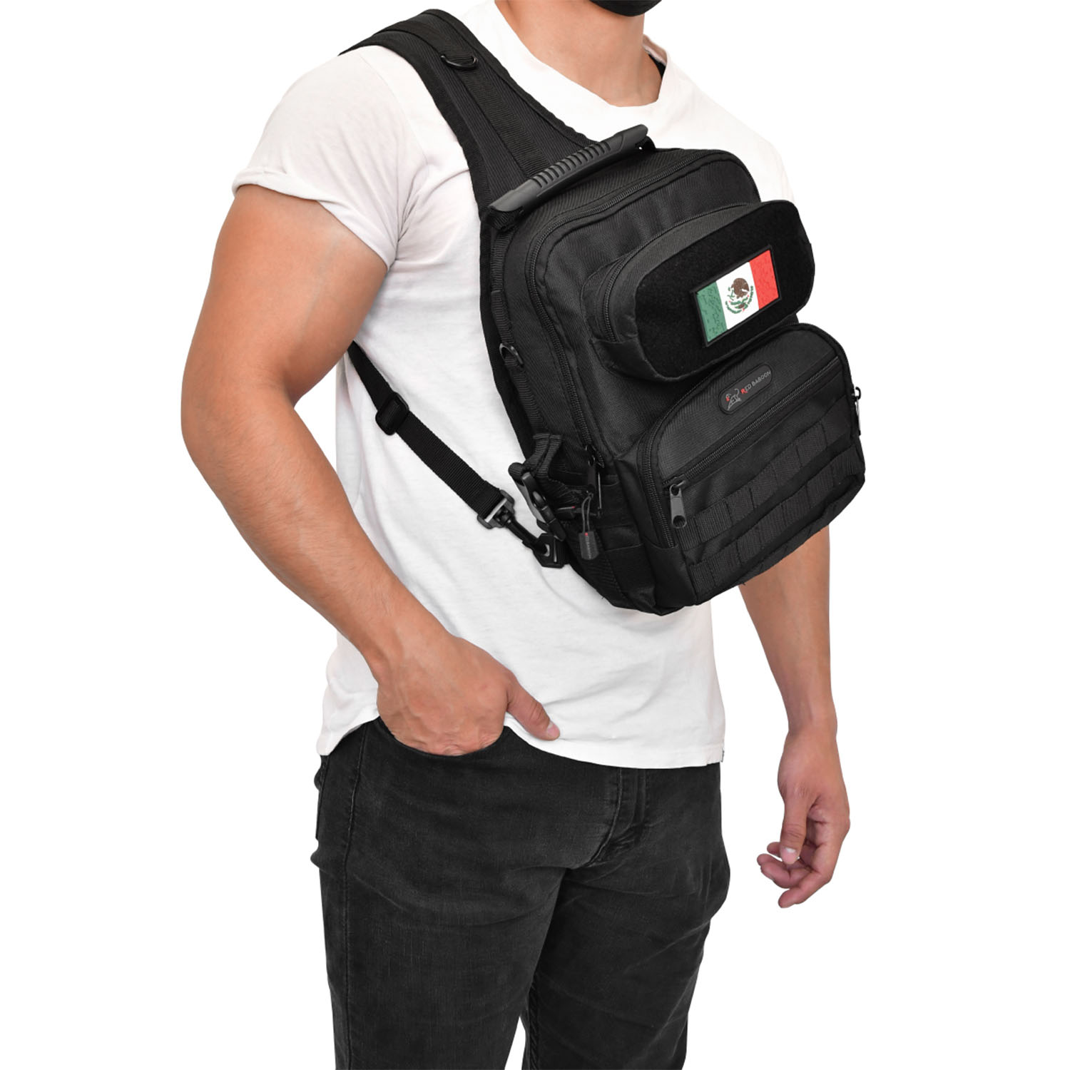  BOMTURN Mochila táctica para hombre, mochilas