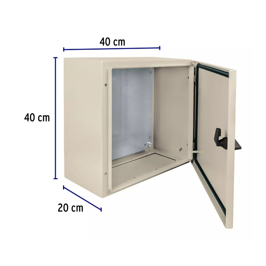 Gabinete Metálico Caja De 40 X 40 Cm Proteccion Ip66