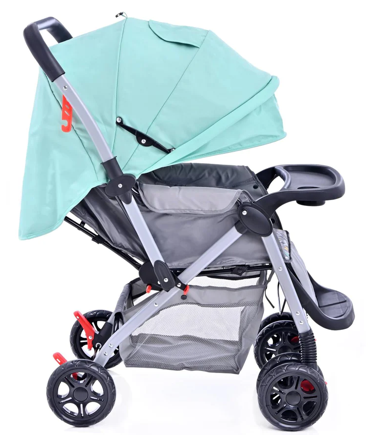 Carriola Prinsel Napoli Reversible Camita Verde Estampado