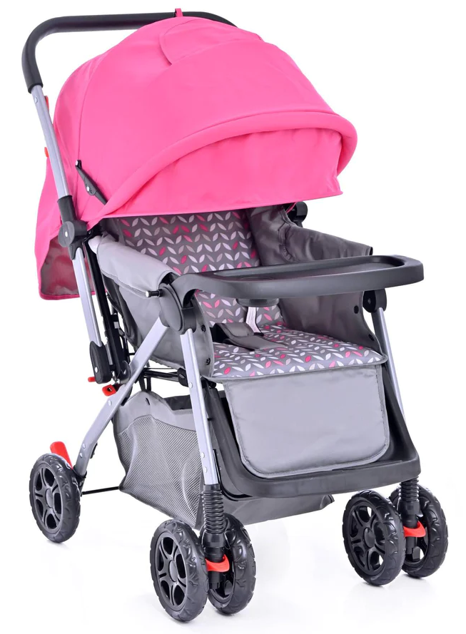 Carriola Prinsel Napoli Reversible Camita Rosa Estampado