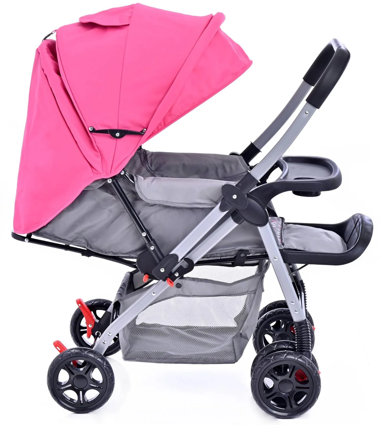 Carriola Prinsel Napoli Reversible Camita Rosa Estampado