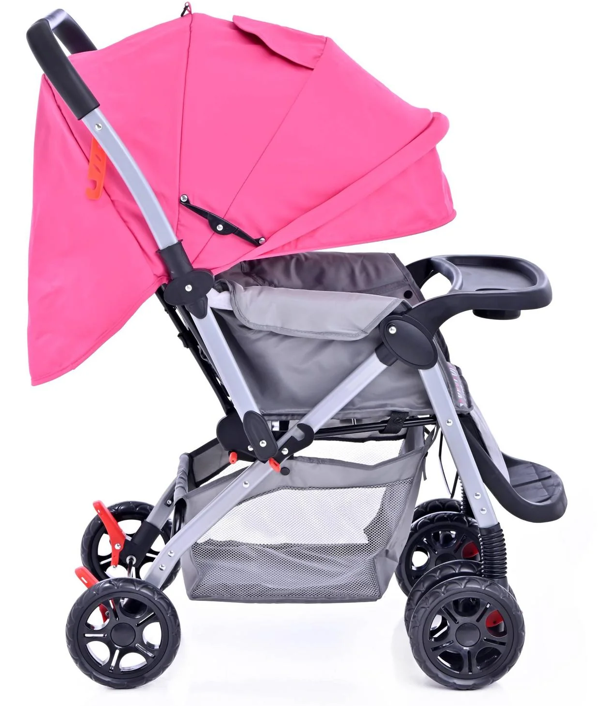 Carriola Prinsel Napoli Reversible Camita Rosa Estampado