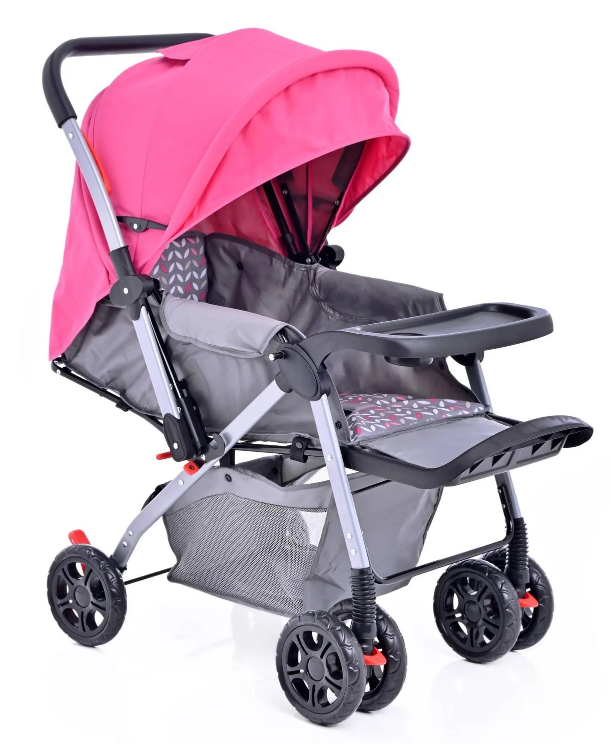Carriola Prinsel Napoli Reversible Camita Rosa Estampado
