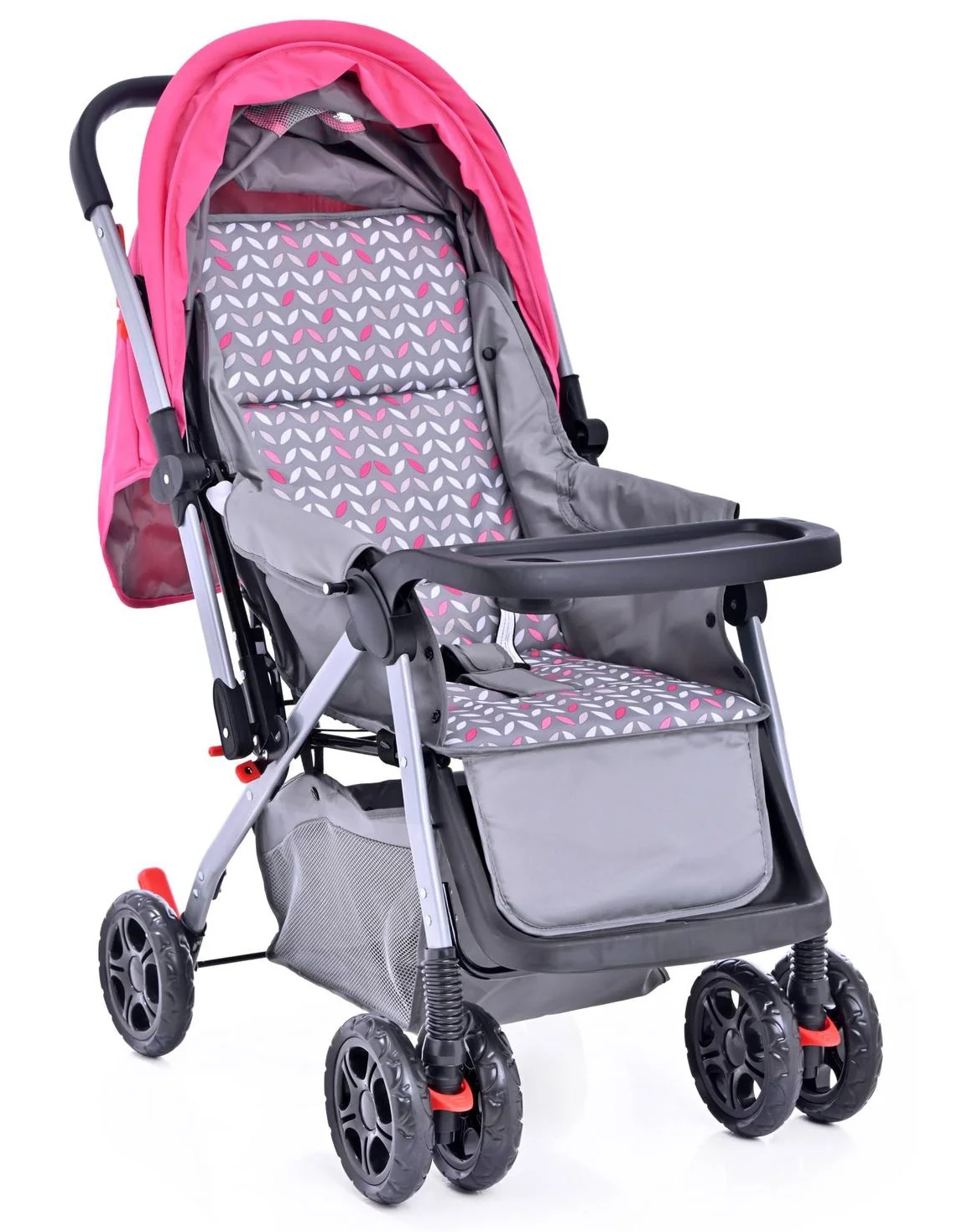 Carriola Prinsel Napoli Reversible Camita Rosa Estampado
