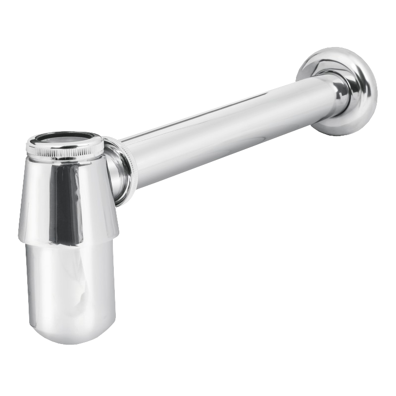 Contra Push Y Cespol Para Lavabo Metal Cromo