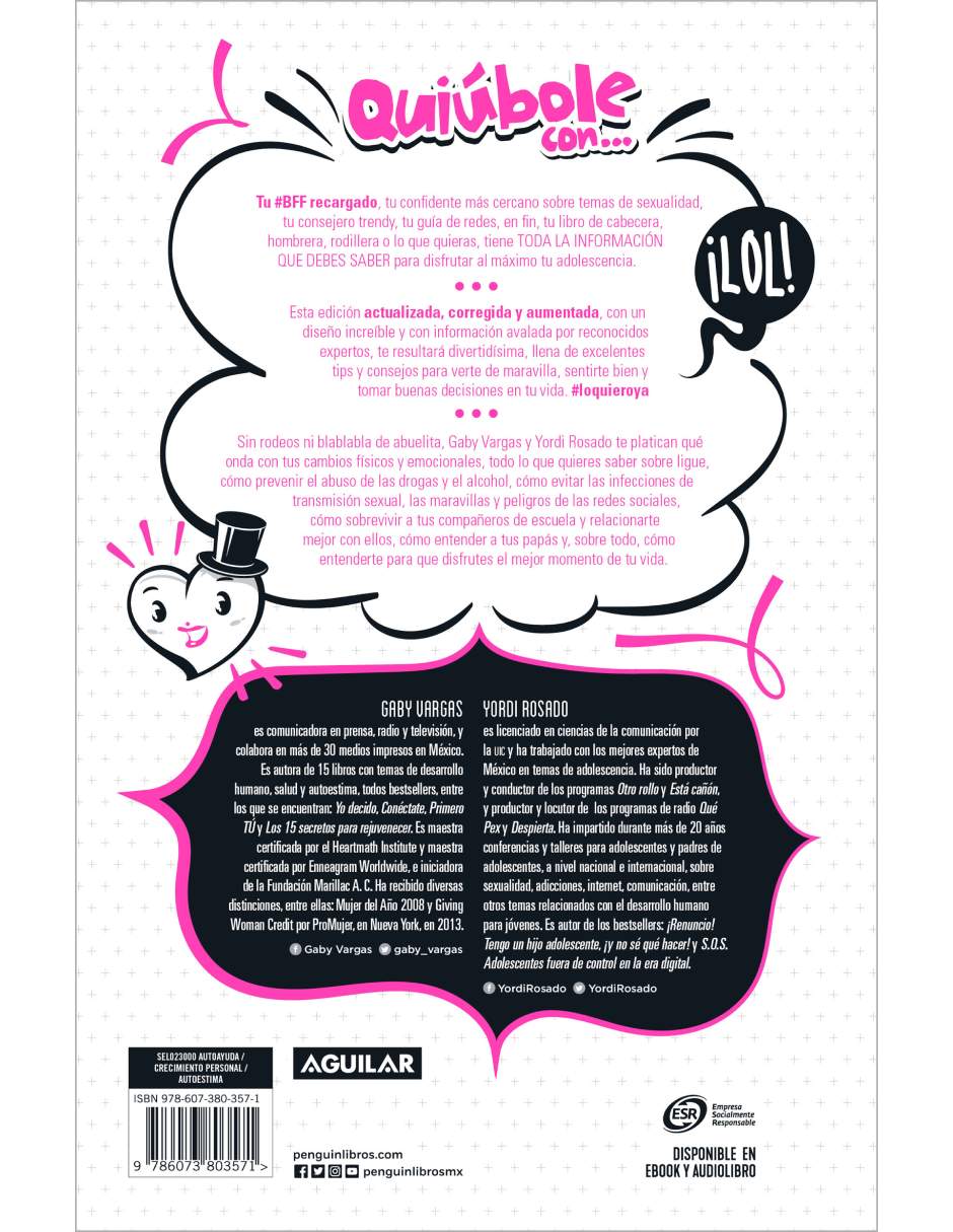 Quiúbole con... Edición Reloaded (Mujeres) Autor Gaby Vargas | Yordi Rosado