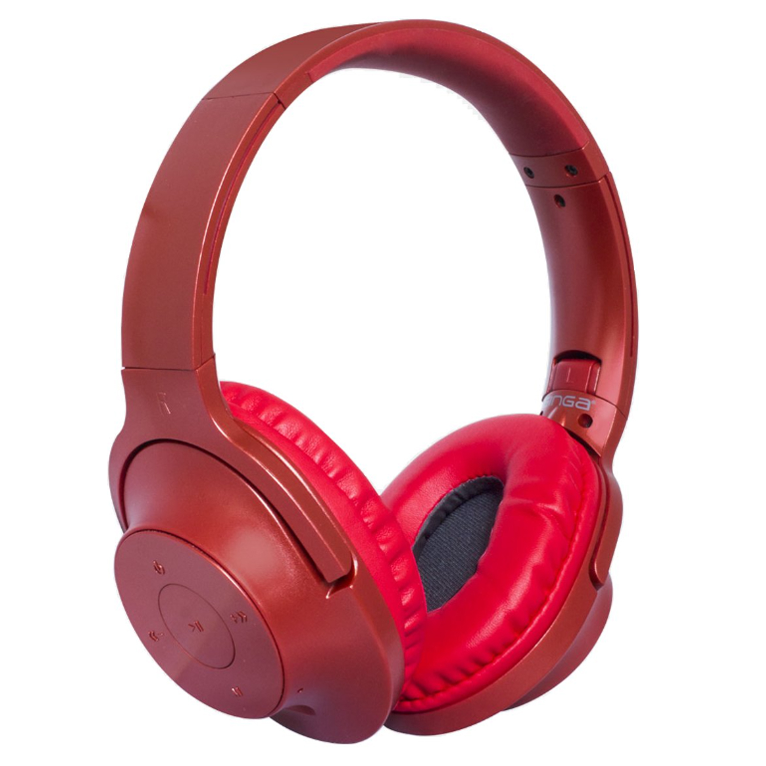 AUDIFONOS GINGA BLUETOOTH CHROME ROJO