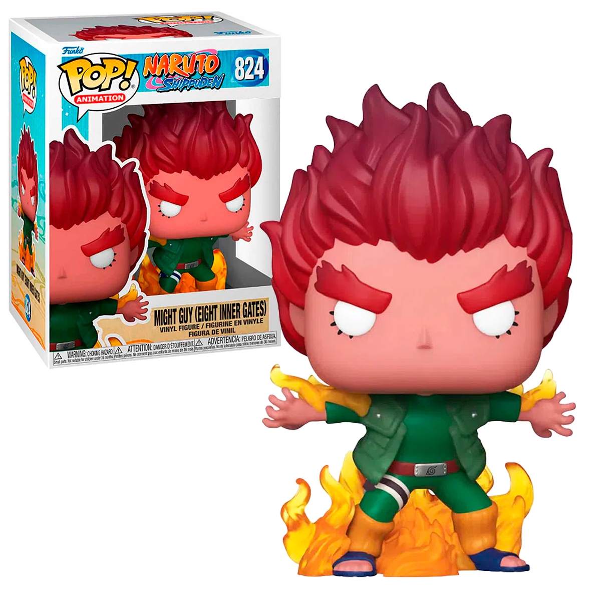 Funko Pop Might Guy Ocho Puertas #824 Naruto Shippuden Anime Original