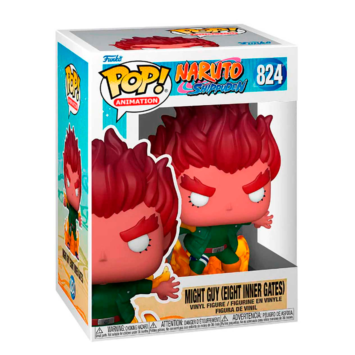 Funko Pop Might Guy Ocho Puertas #824 Naruto Shippuden Anime Original