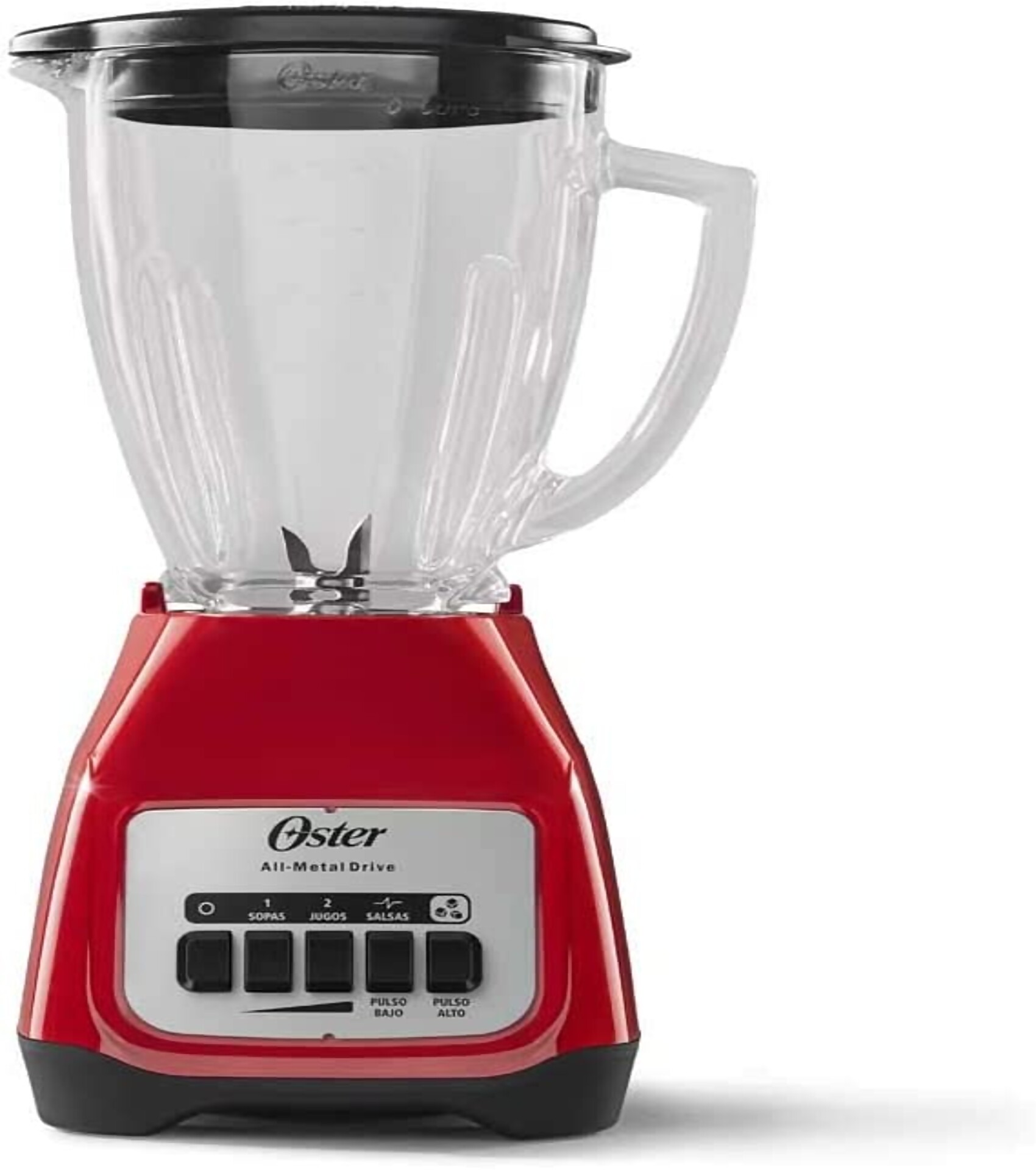 Licuadora Oster 2 velocidades más pulso y vaso de vidrio BLSTKAGRPB-RO