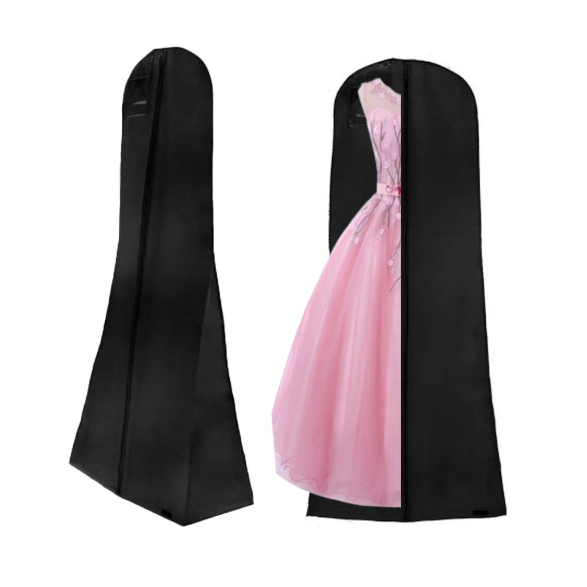 Funda para vestido de novia, funda para vestido largo, abrigos, vestido fiesta. Bolsa de ropa para viajar