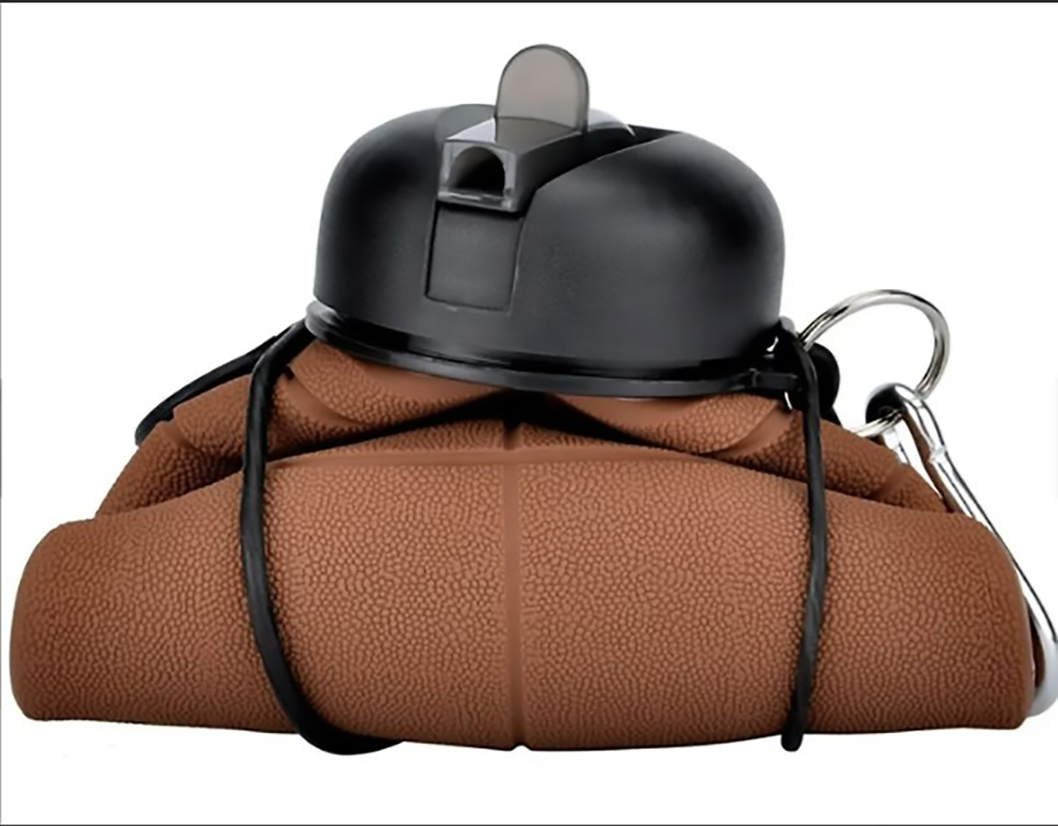 Botella Balon Plegable Para Agua, Botella Deporte Futbol Americano NFL, Portable y Reusable