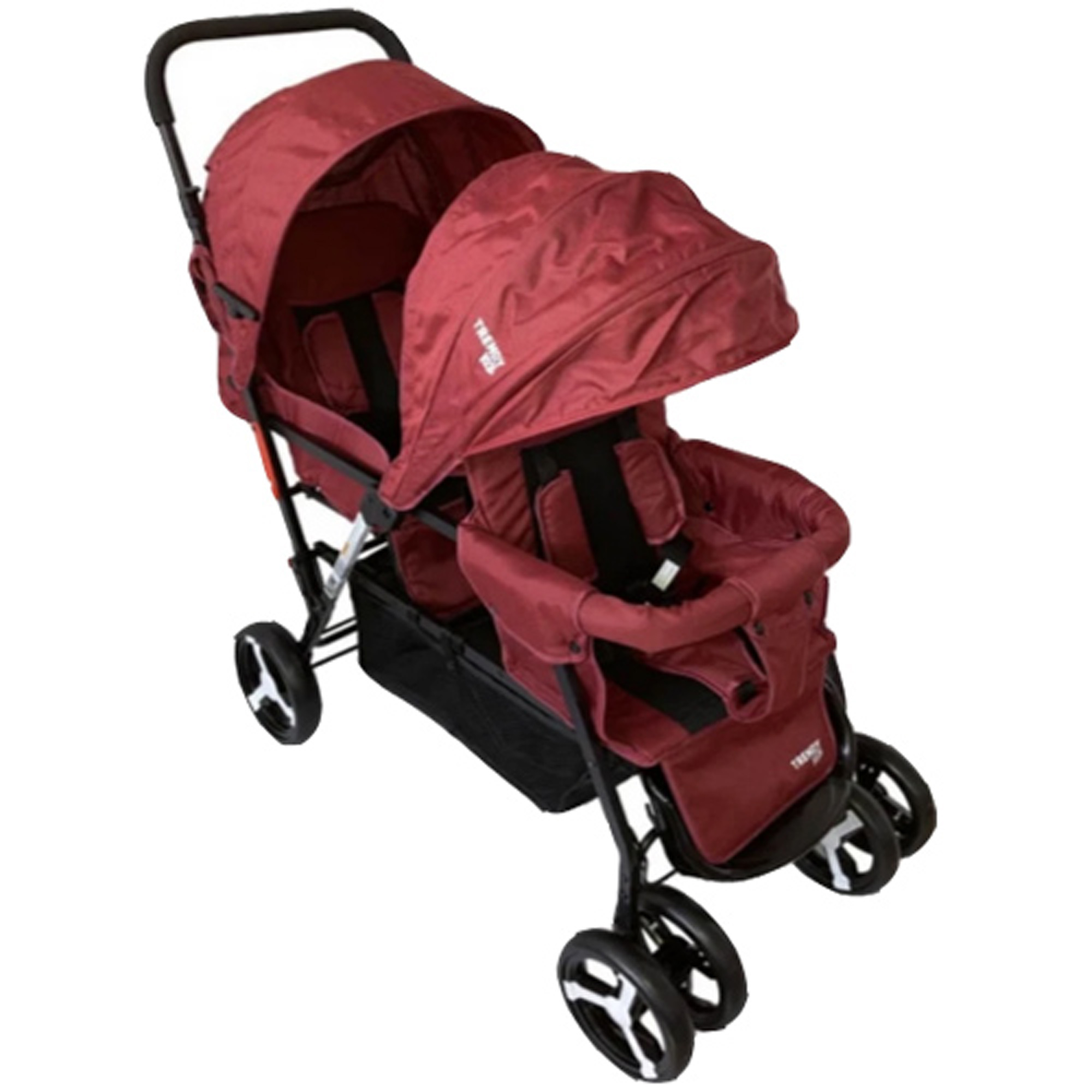 Carriola Para Bebé Doble Trendy Kids Twiny Reclinable Rojo