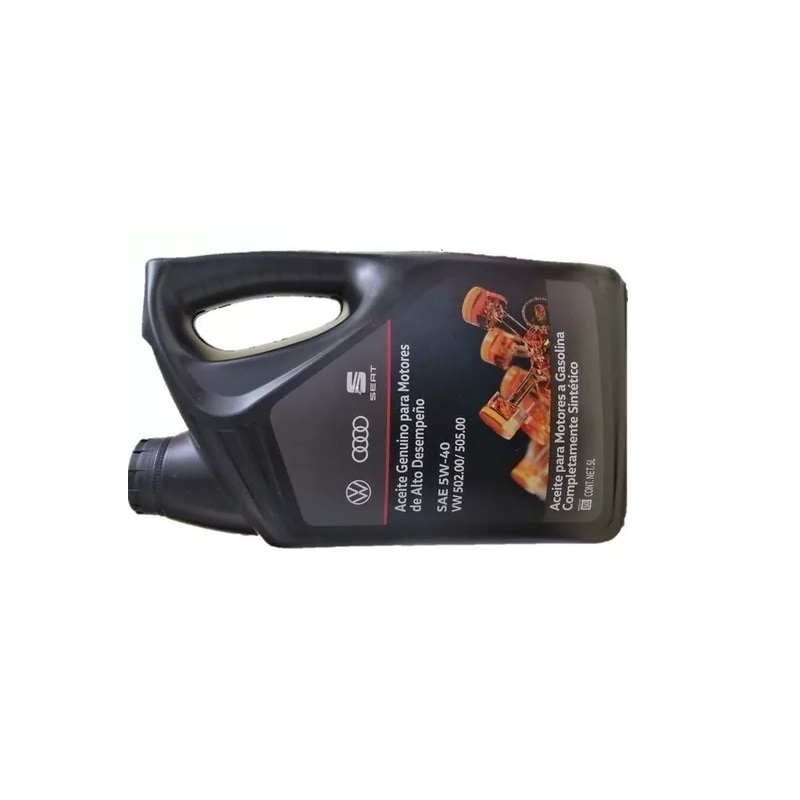 Aceite Sintético Vw Audi Seat 5w40 Garrafa 5 Litros