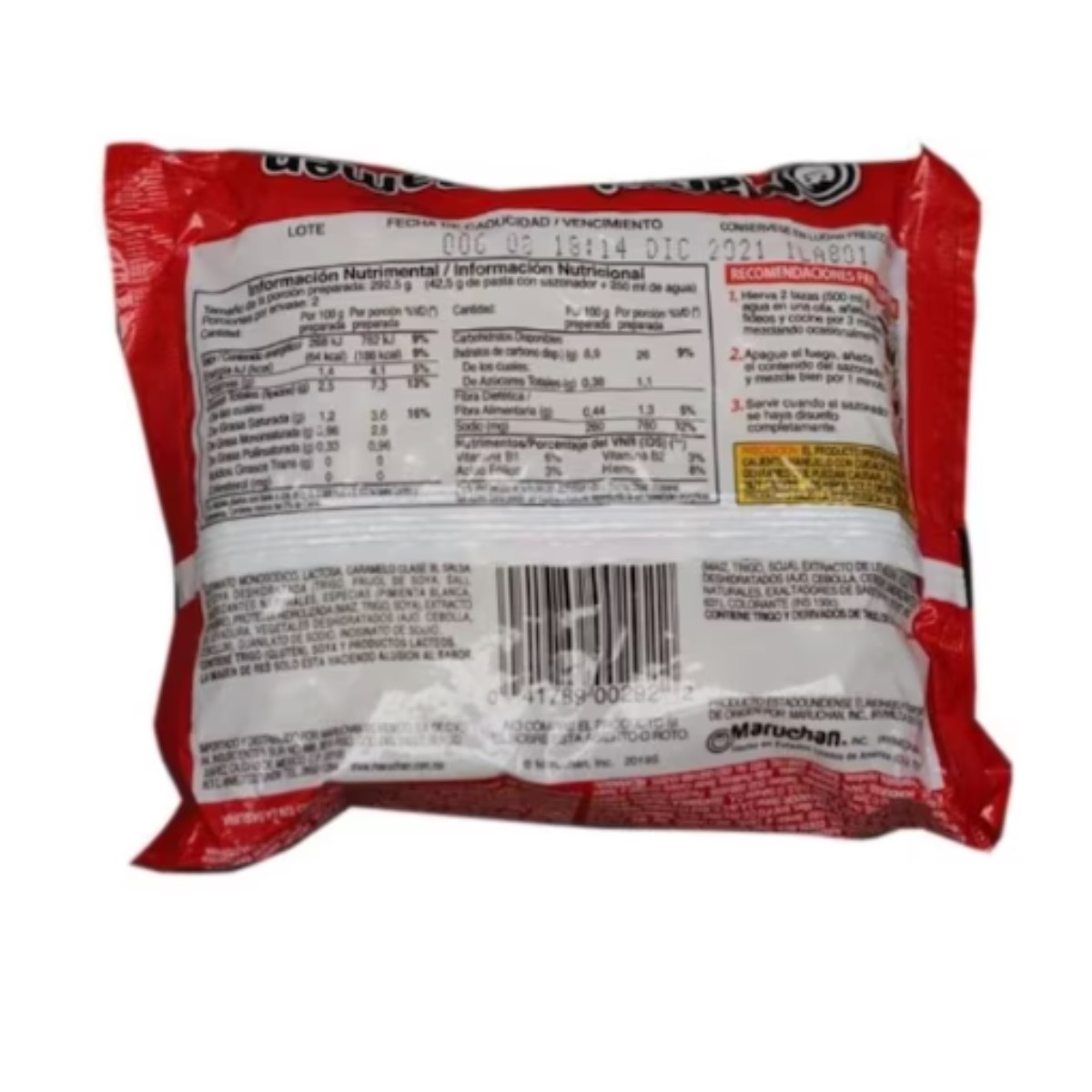 Sopa instantánea Maruchan Ramen Sabor Carne de Res, 24 Piezas 85 Gramos c/u