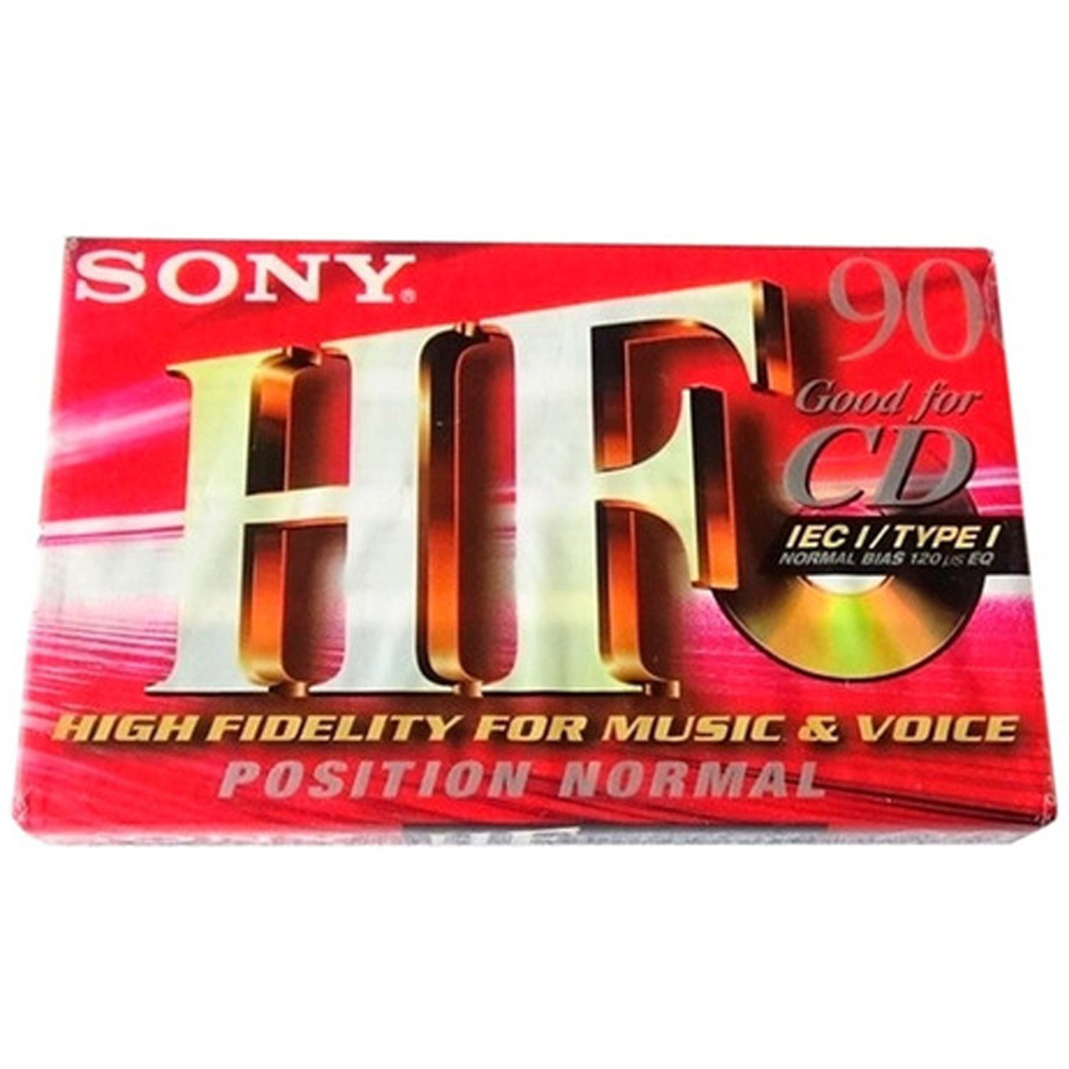 CASSETTE SONY AUDIO 90MIN HF