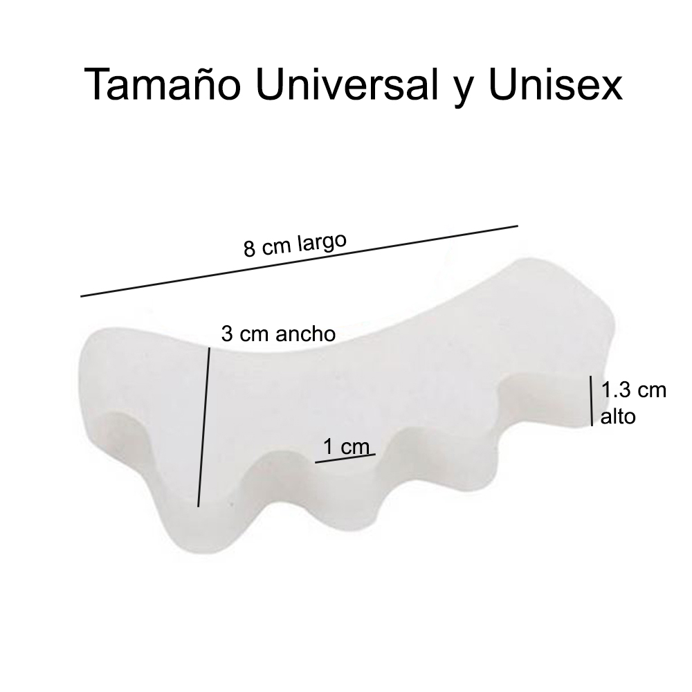 MADIOLA - Separador de Dedos del Pie, Espaciadores de Dedos, Corrector de Juanetes, Enderezador, Alivia el Juanete, Dedos Superpuestos, Dedos en Garra, Dedos de Martillo - Un Par-ROSA