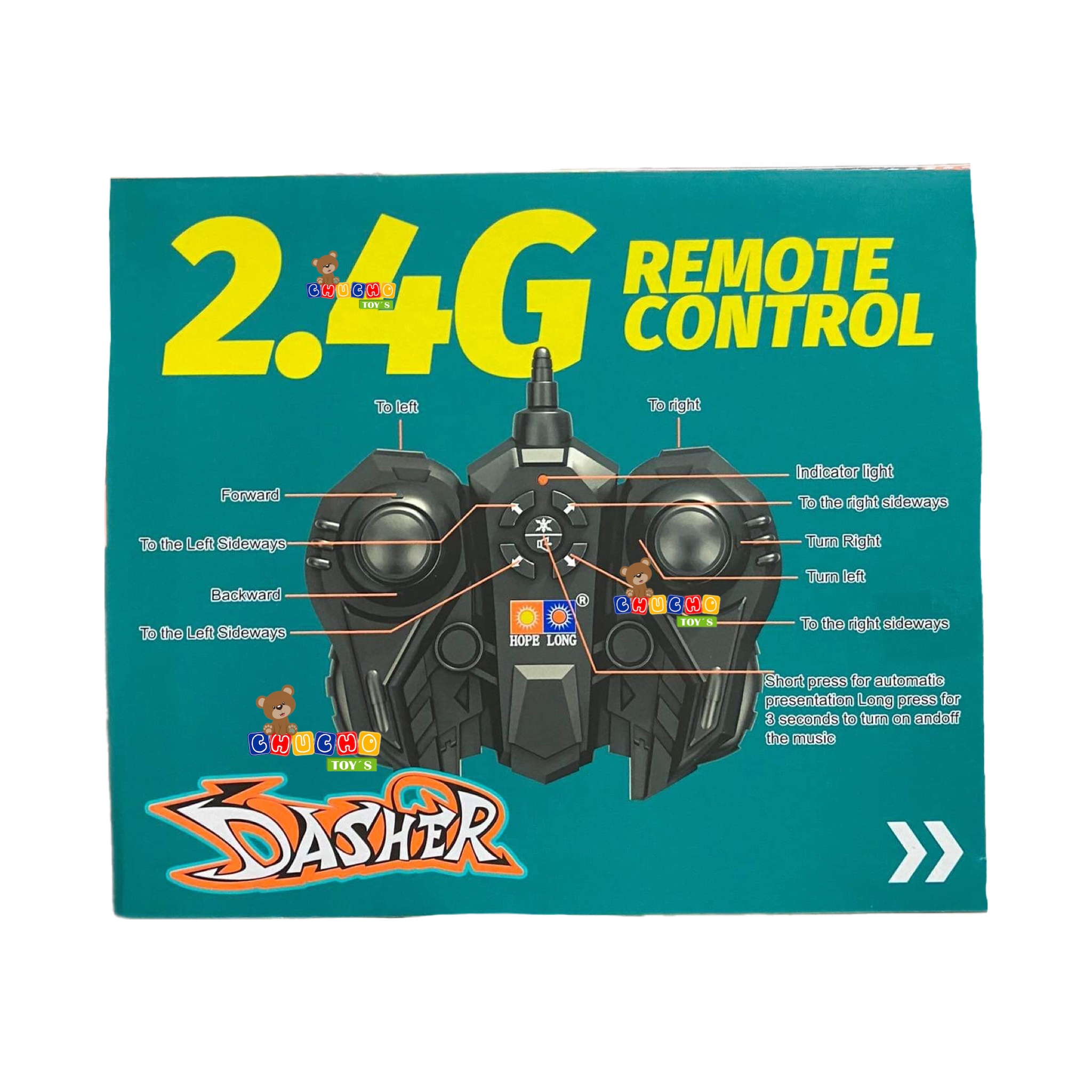 Camioneta Dinosaurio Todo Terreno A Control Remoto con Luces y Sonido Stunt