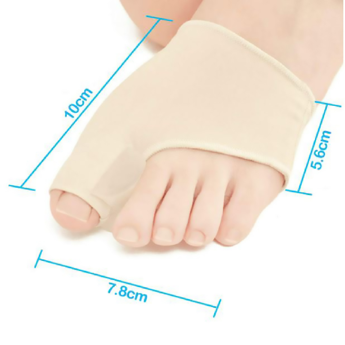 MADIOLA Almohadilla de Gel Protector de Juanetes Mangas Corrector Juanete Hallux Valgus Separador de Dedos de Pie + Liga ejercitadora. Alivia Dolor de Pies en Hombres y Mujeres Uso Dia o Noche 3 Pzas