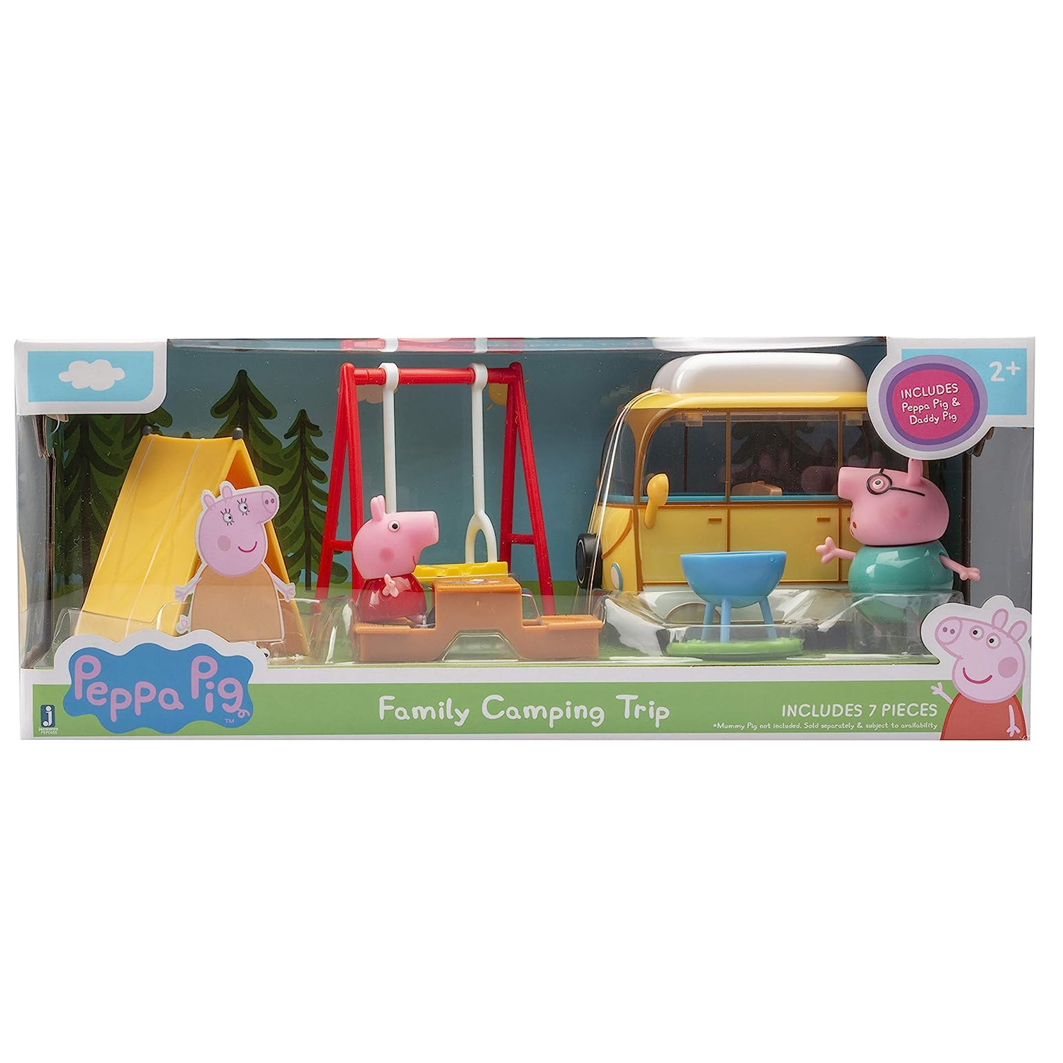 Coche control remoto Papá Pig y Peppa Pig con sonidos y figuras