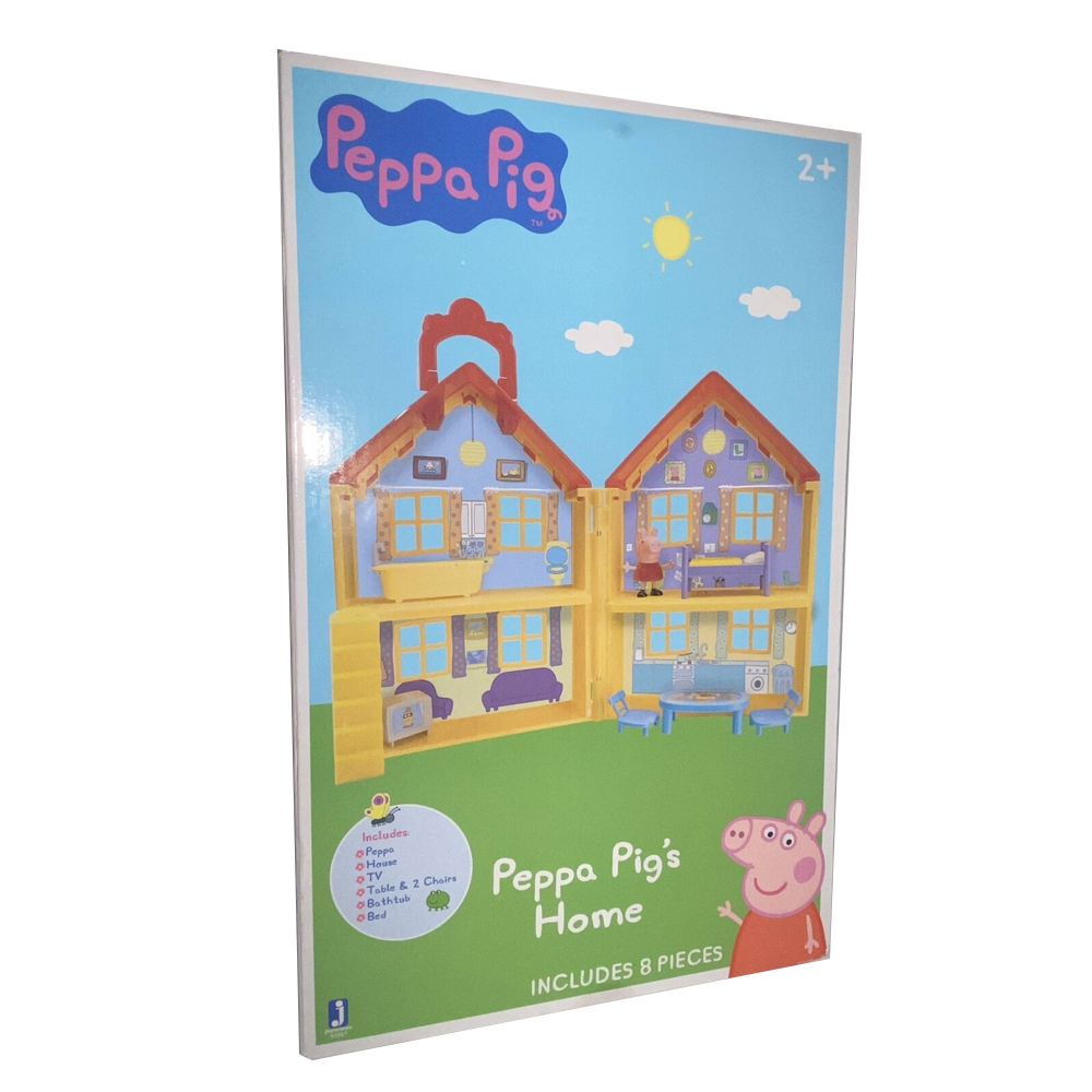 Peppa Pig Casa De Peppa Pig Set Portatil Con 8 Piezas