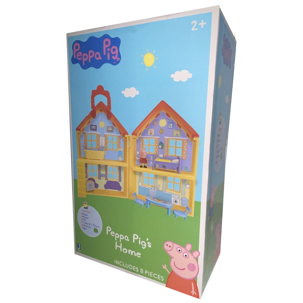 Peppa Pig Casa De Peppa Pig Set Portatil Con 8 Piezas