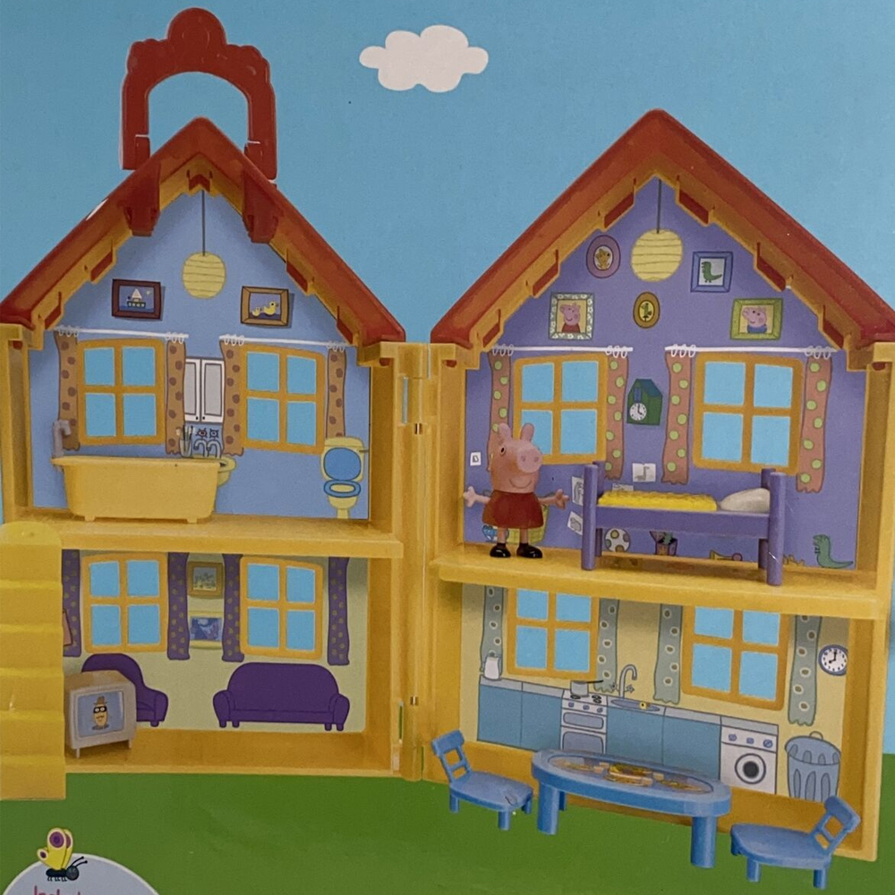 Peppa Pig Casa De Peppa Pig Set Portatil Con 8 Piezas