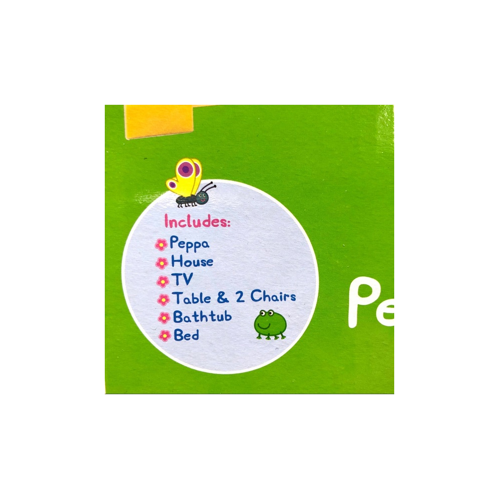 Peppa Pig Casa De Peppa Pig Set Portatil Con 8 Piezas