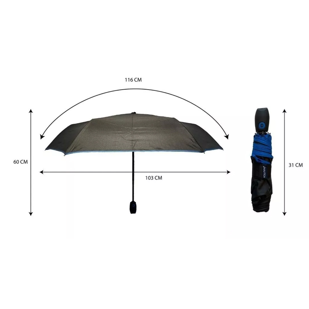 Paraguas Sombrilla Automático Náutica 