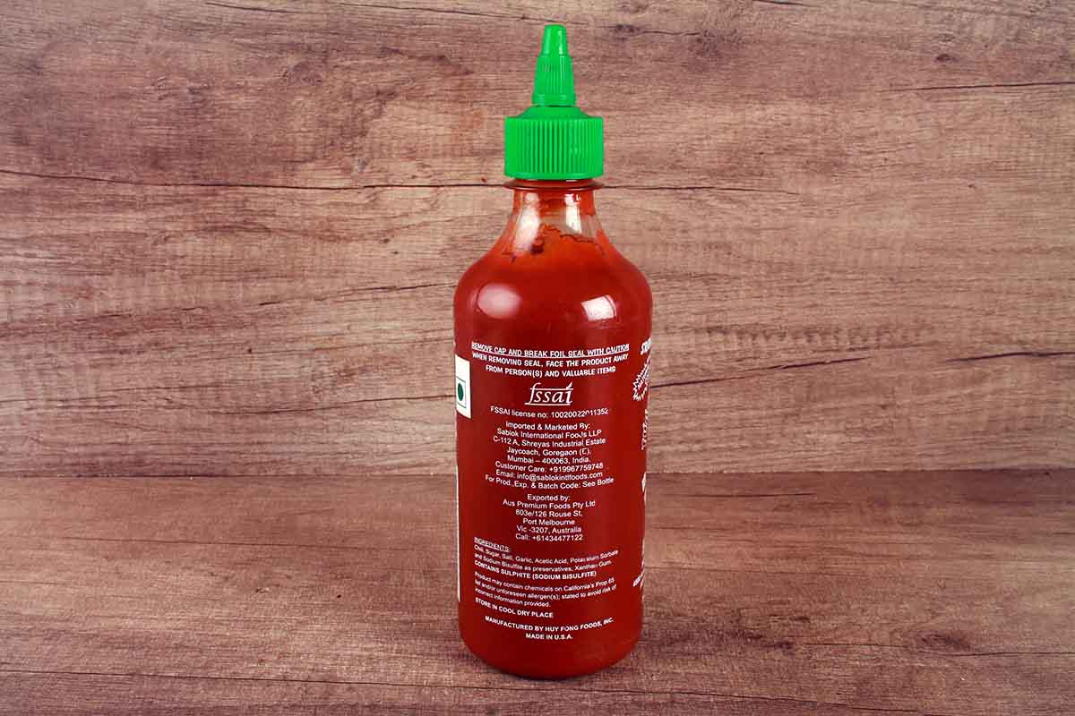 Sriracha Hot Chili Sauce Huy Fong Foods 481g Siracha Salsa Original del Gallito