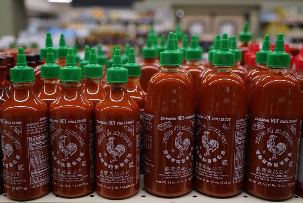 Sriracha Hot Chili Sauce Huy Fong Foods 481g Siracha Salsa Original del Gallito