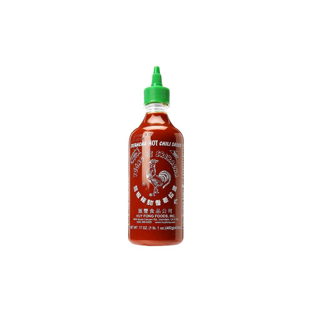 Sriracha Hot Chili Sauce Huy Fong Foods 481g Siracha Salsa Original del Gallito