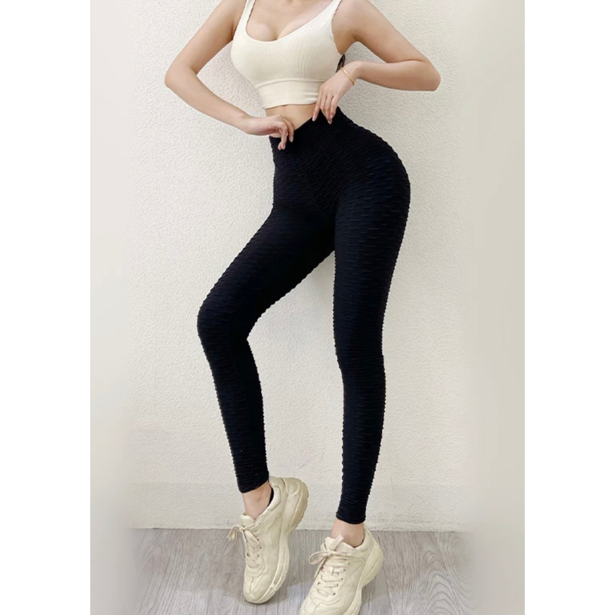 Pack 2 Mallas Levanta pompa Leggins Mujer Gym Casual Mayones 